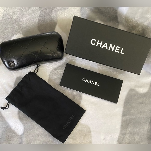 CHANEL Accessories New Beautiful Quilted Chanel Sunglasses Case